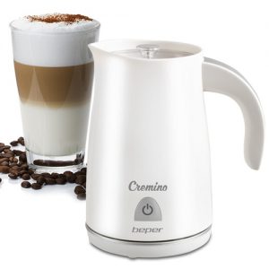 CAFE CASA Premium schiume il latte e può anche riscaldare il latte per lattes e cappuccini doppia funzione Schiumalatte elettrico in acciaio INOX 